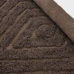 Tapis à poils longs - Amberley Natural Cotton Shaggy (marron)