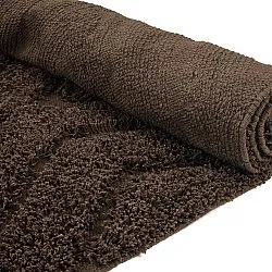 Tapis à poils longs - Amberley Natural Cotton Shaggy (marron)