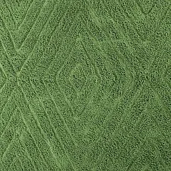 Tapis à poils longs - Amberley Natural Cotton Shaggy (vert)