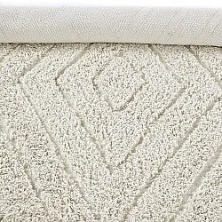 Tapis shaggy - Amberley Natural Cotton Shaggy (umazano bela)