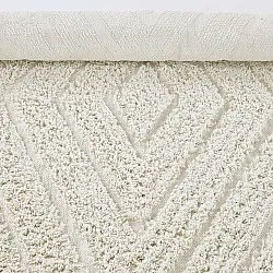 Tapis rond - Amberley Natural Cotton Shaggy (umazano bela)