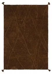 Tapis shaggy - Andrea Natural Cotton Shaggy (marron)