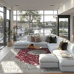 Tapis Wilton - Arabella (rouge)