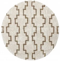 Tapis rond - Arlon Natural Cotton Shaggy (beige)