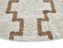 Tapis rond - Arlon Natural Cotton Shaggy (beige)