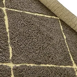 Tapis à poils longs - Bellevue Natural Cotton Shaggy (marron/jaune)