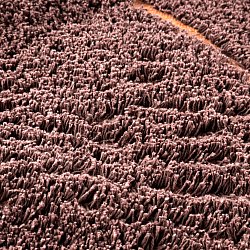 Tapis shaggy - Bellevue Natural Cotton Shaggy (rouge/orange)