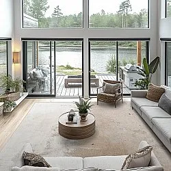Tapis Wilton - Bornos (gris/beige)