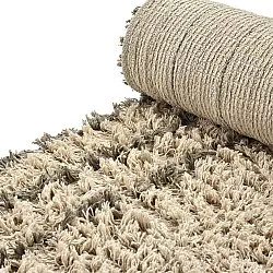 Tapis shaggy - Cataya Natural Cotton Shaggy (beige/taupe)