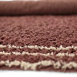 Tapis shaggy - Cataya Natural Cotton Shaggy (marron/beige)