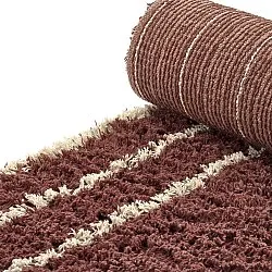 Tapis shaggy - Cataya Natural Cotton Shaggy (marron/beige)