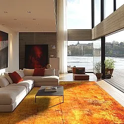 Tapis Wilton - Cesano (orange)