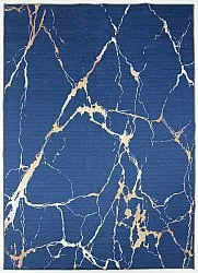 Tapis Wilton - Cesina (bleu/doré)
