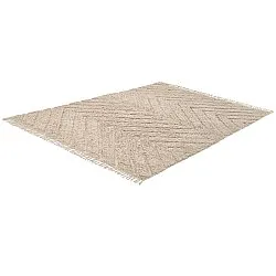 Tapis à poils longs - Conara Natural Cotton Shaggy (beige)