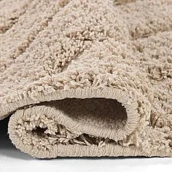 Tapis à poils longs - Conara Natural Cotton Shaggy (beige)