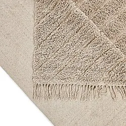 Tapis à poils longs - Conara Natural Cotton Shaggy (beige)