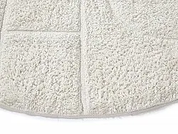 Tapis rond - Cremona Natural Cotton Shaggy (blanc cassé)