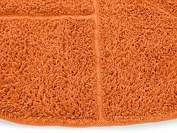 Tapis rond - Cremona Natural Cotton Shaggy (orange)