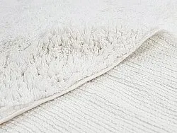 Tapis rond - Ebba Natural Cotton Shaggy (blanc cassé)