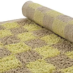 Tapis à poils longs - Elsey Natural Cotton Shaggy (rumeno/bege)