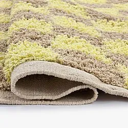 Tapis à poils longs - Elsey Natural Cotton Shaggy (rumeno/bege)