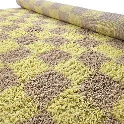 Tapis à poils longs - Elsey Natural Cotton Shaggy (rumeno/bege)