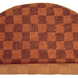 Tapis rond - Elsey Natural Cotton Shaggy (oranžna/rdeča)