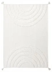 Tapis à poils longs - Everly Natural Cotton Shaggy (blanc cassé)