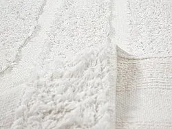 Tapis à poils longs - Fallon Natural Cotton Shaggy (blanc cassé)