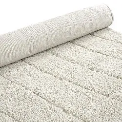 Tapis rond - Farley Natural Cotton Shaggy (umazano bela)
