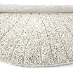 Tapis rond - Farley Natural Cotton Shaggy (umazano bela)
