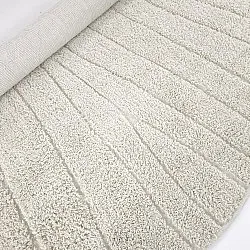 Tapis rond - Farley Natural Cotton Shaggy (umazano bela)