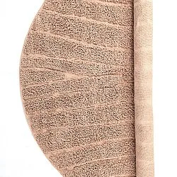 Tapis rond - Farley Natural Cotton Shaggy (roza)