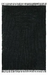 Tapis à poils longs - Farley Natural Cotton Shaggy (črna)