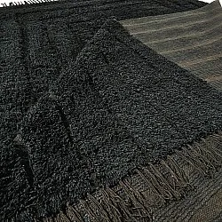Tapis à poils longs - Farley Natural Cotton Shaggy (črna)