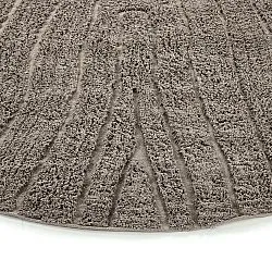 Tapis rond - Farley Natural Cotton Shaggy (taupe)