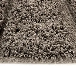 Tapis rond - Farley Natural Cotton Shaggy (taupe)
