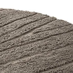 Tapis rond - Farley Natural Cotton Shaggy (taupe)