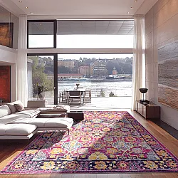 Tapis Wilton - Fernana (rose/multicolore)