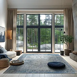 Tapis Wilton - Gombalia (bleu clair)