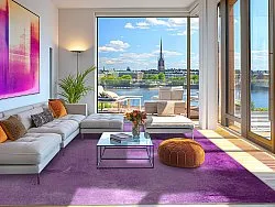 Tapis Wilton - Guillos (violet)