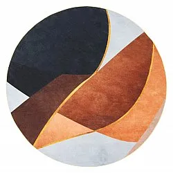Tapis rond - Hazel (orange/multi)