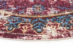Tapis rond - Idri (bordeaux/multicolore)