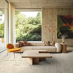 Tapis shaggy - Ikara Natural Cotton Shaggy (crème)