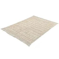 Tapis shaggy - Ikara Natural Cotton Shaggy (crème)