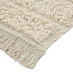 Tapis shaggy - Ikara Natural Cotton Shaggy (crème)