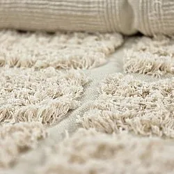 Tapis shaggy - Ikara Natural Cotton Shaggy (crème)
