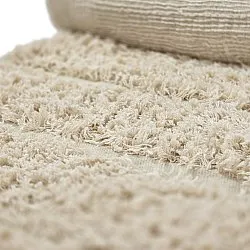 Tapis shaggy - Ikara Natural Cotton Shaggy (crème)