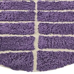 Tapis rond - Ikara Natural Cotton Shaggy (violet)