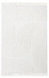 Tapis à poils longs - Jovie Natural Cotton Shaggy (blanc cassé)